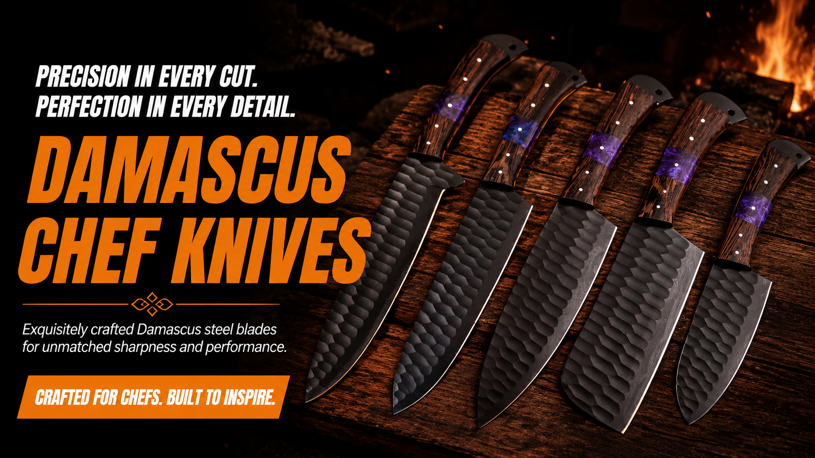 Chef knives set